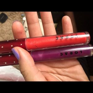 2 Never Used Lorac lip glosses
